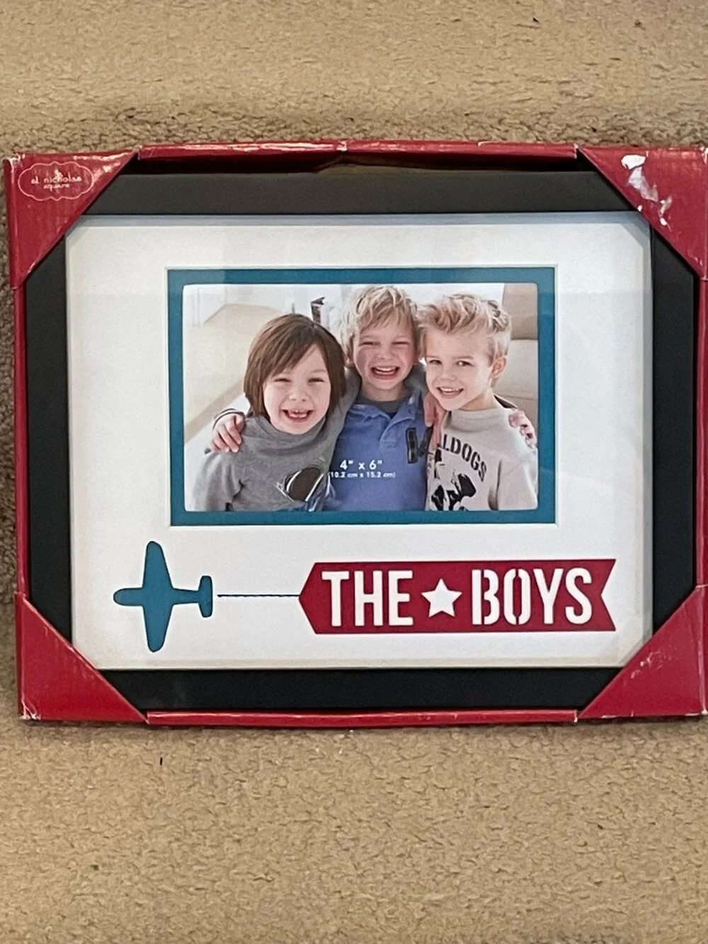 NEW ST. NICHOLAS SQUARE Frame THE BOYS 4 x 6
